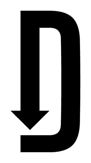 D Logo Black